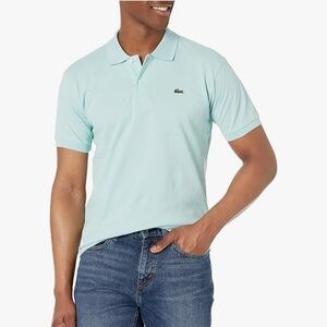 Lacoste Men's Light Mint Green Pique Polo